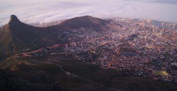 Panorámica de Ciudad del Cabo, en Sudáfrica