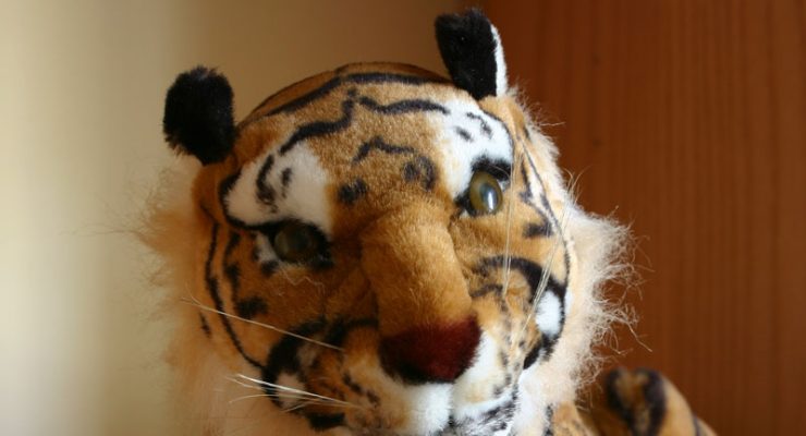 Tigre de peluche