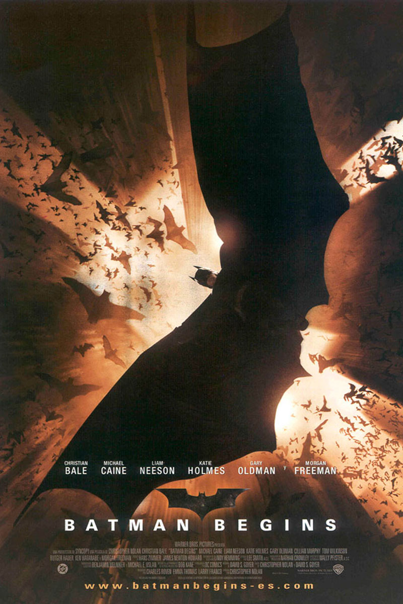 Cartel de la película Batman begins