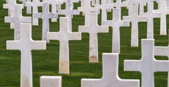 Cementerio militar norteamericano en Normandía