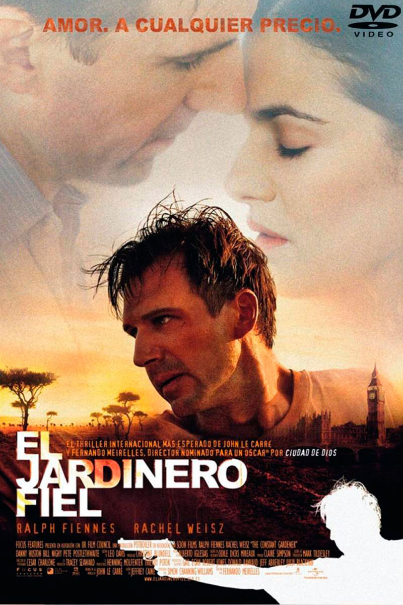 Cartel de la película El jardinero fiel, de Fernando Meirelles