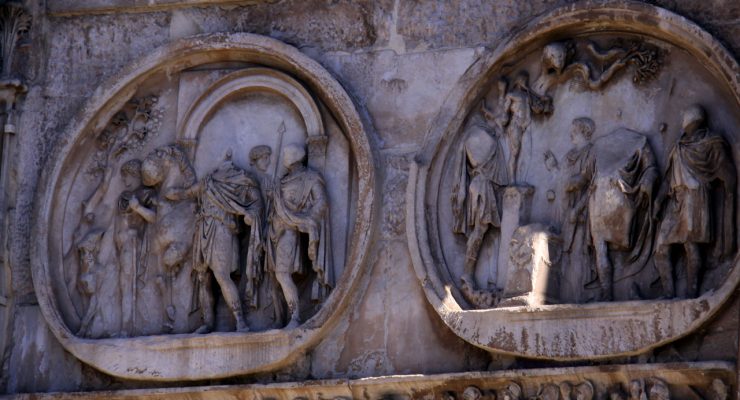 Arco de Constantino, en Roma