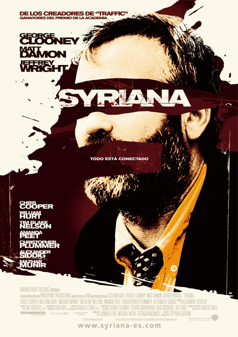 Cartel de la película Syriana, de Stephen Gaghan