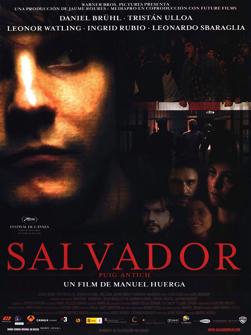 Cartel de la película Salvador, de Manuel Huerga