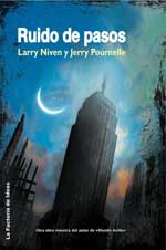 Portada de la novela Ruido de pasos, de Larry Niven y Jerry Pournelle