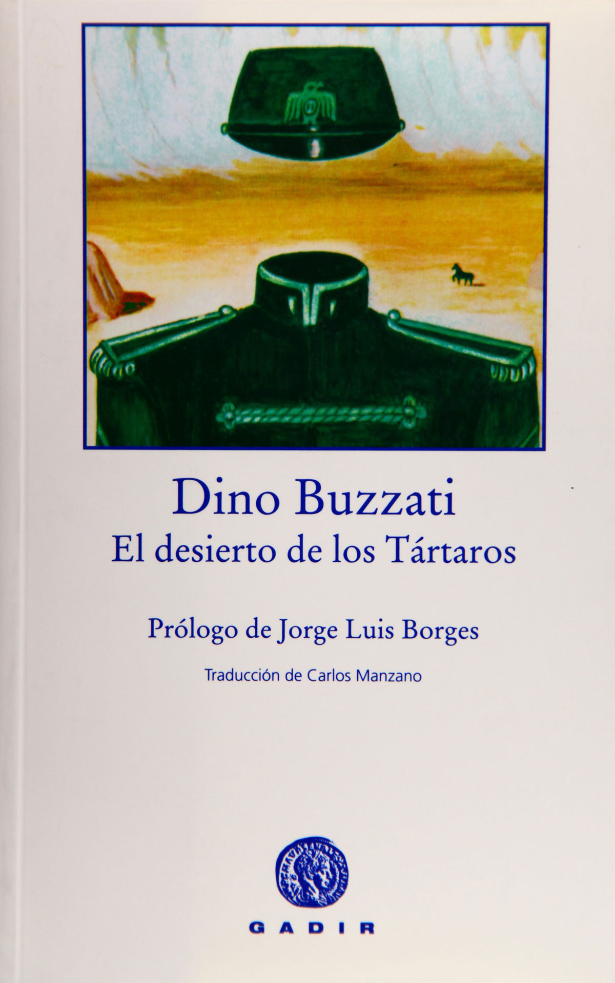 Portada de la novela El desierto de los Tártaros, de Dino Buzzati