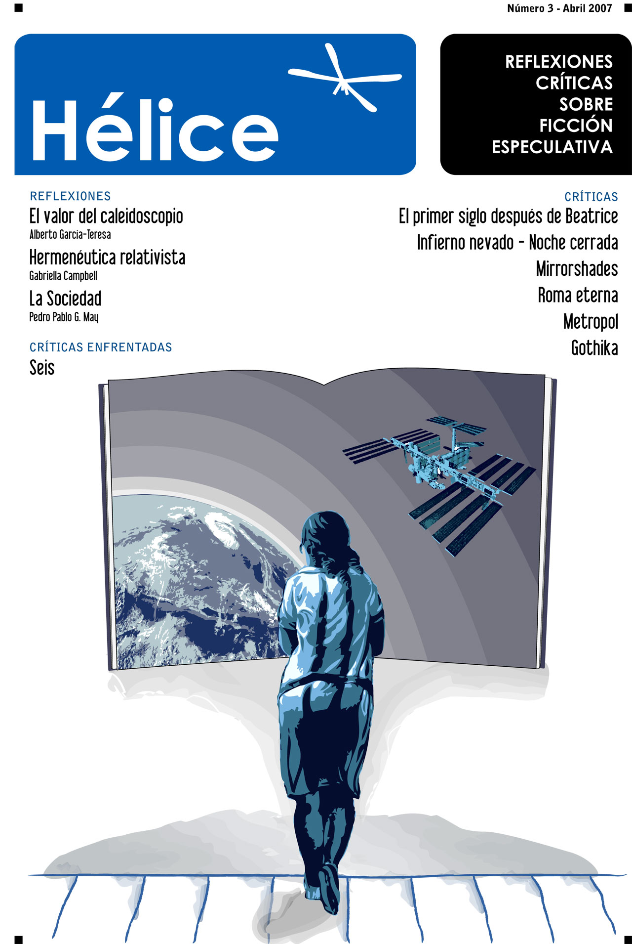 Portada del número 3 de la revista Hélice