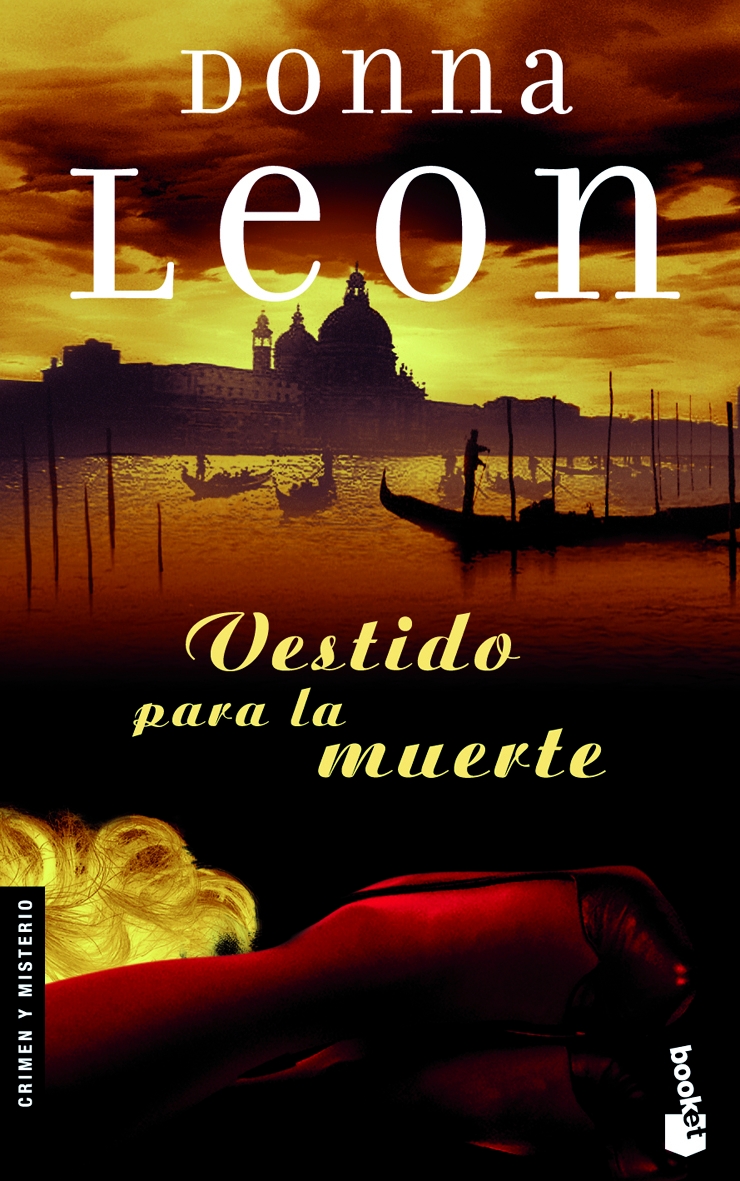 Portada de la novela Vestido para la muerte, de Donna Leon