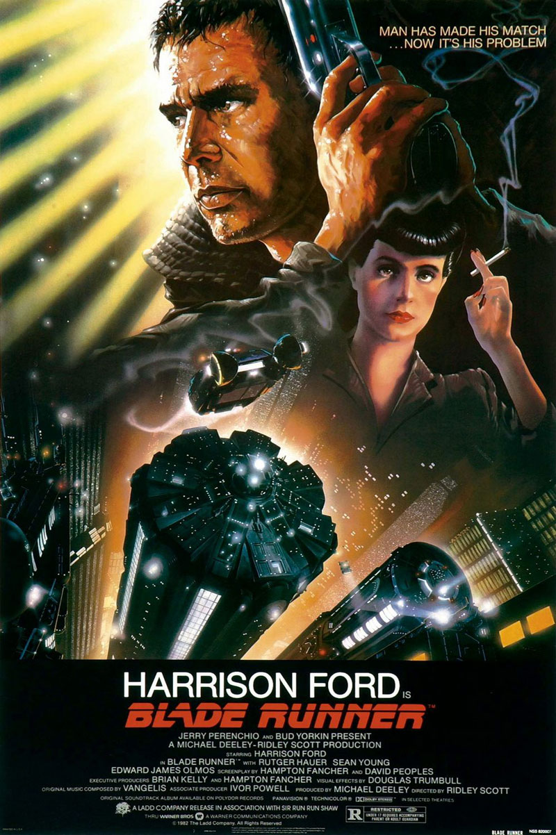Cartel de la película Blade Runner, de Ridley Scott