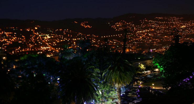 Vista de Funchal, capital de Madeira, desde la habitación del hotel