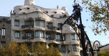 Casa Milà, de Antonio Gaudí, en el Paseo de Gràcia, Barcelona