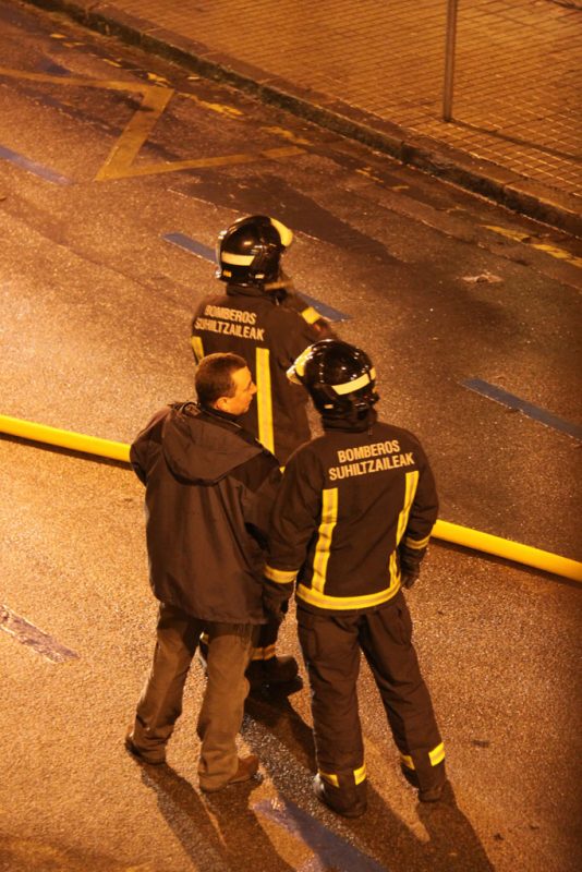 Los bomberos de Pamplona