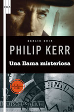 Portada de Una llama misteriosa, de Philip Kerr