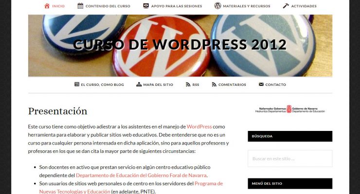 Curso de WordPress 2012