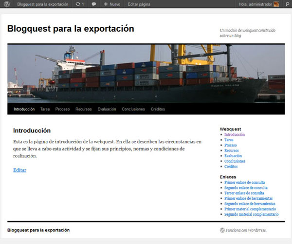 Blogquest para la exportación