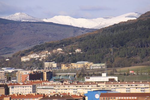 Pamplona y la ladera del monte San Cristóbal