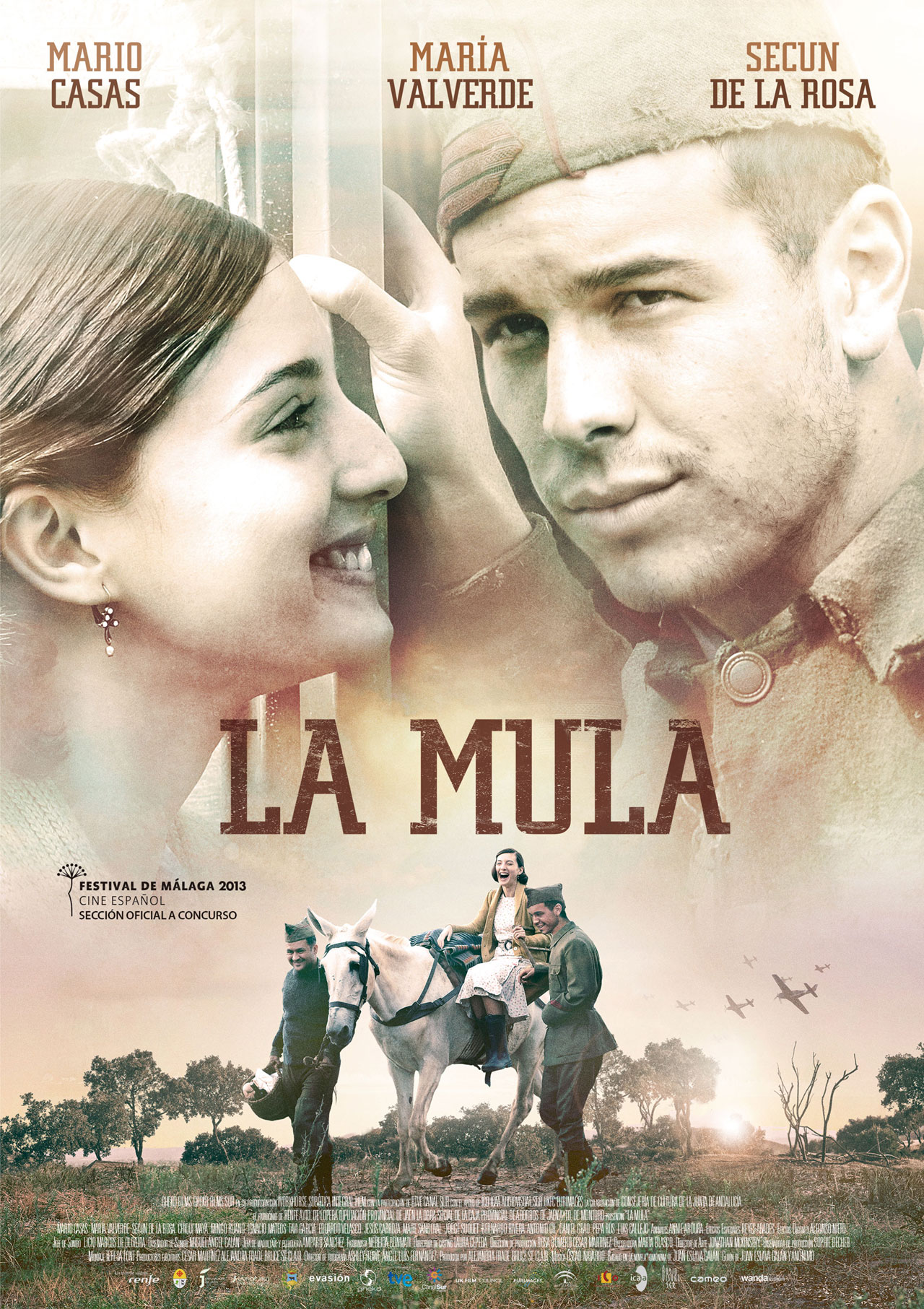 Cartel de la película <em>La mula</em>, de Michael Radford