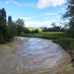 El río Elorz, a su paso por Torres de Elorz