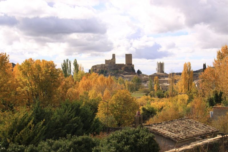 Uncastillo y los colores del otoño