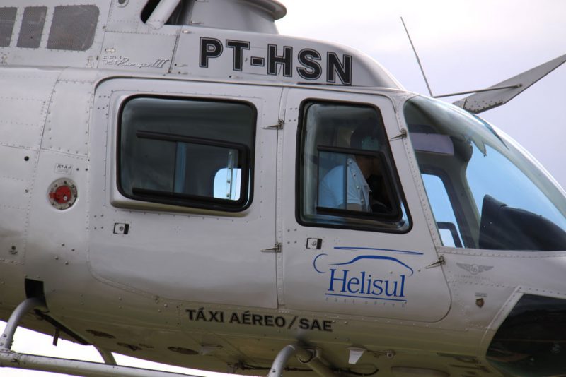 Detalle del helicóptero Bell JetRanger III